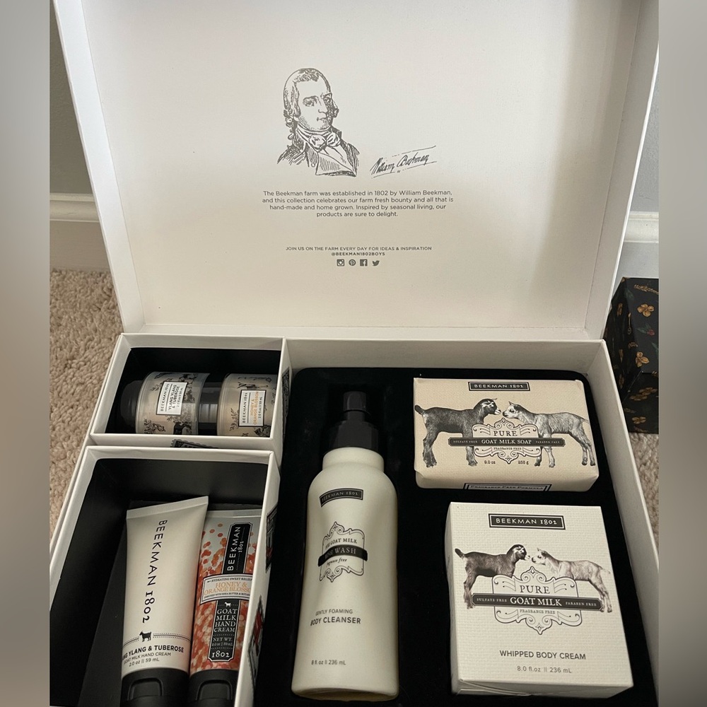 Beekman goat soap gift box